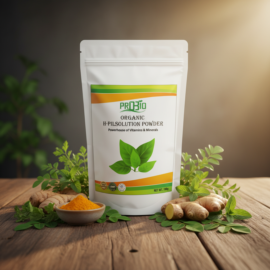 H-Pilsolution ak plant medikal sou bwa natirèl